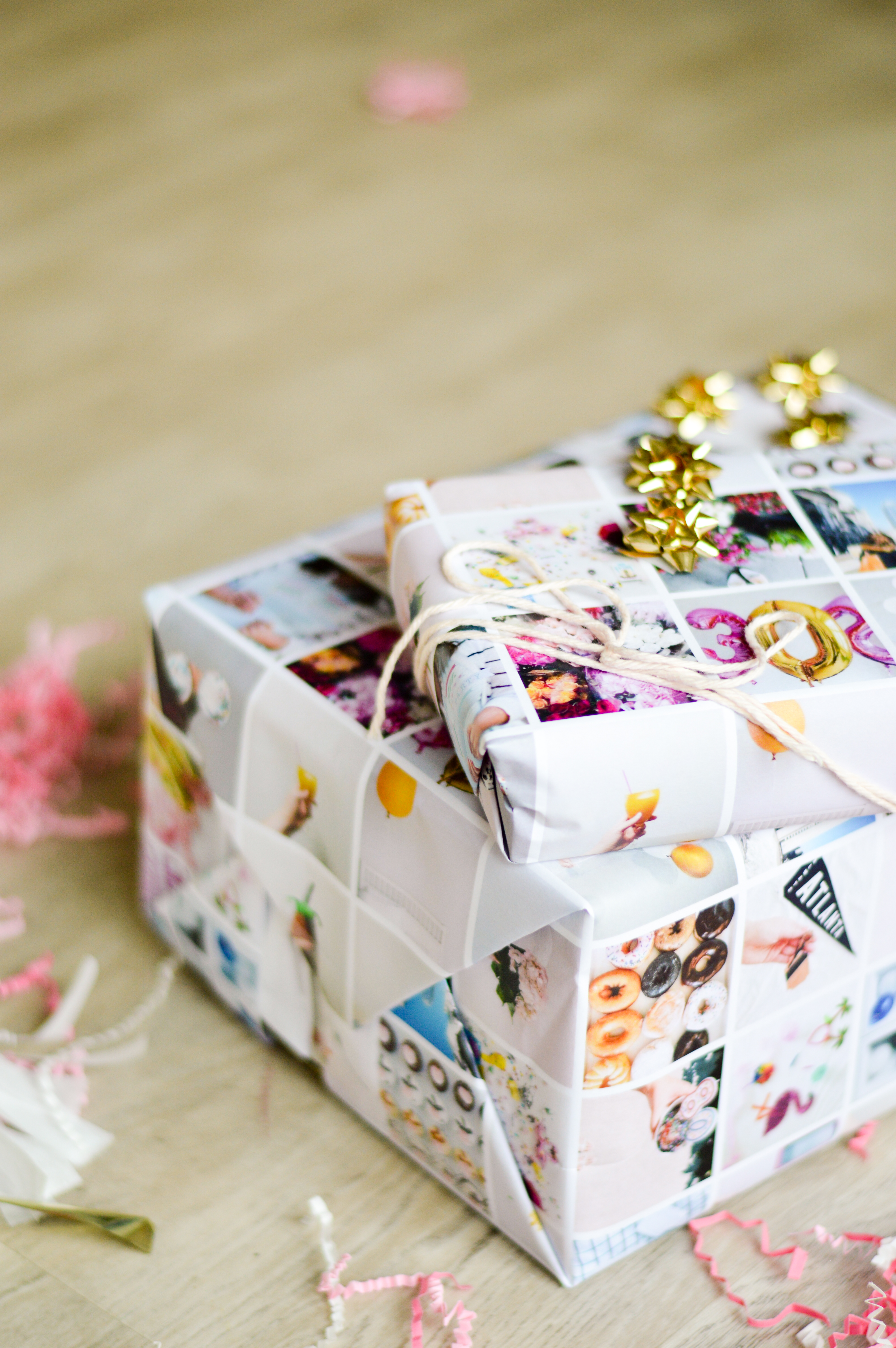 Step up your gift giving game with custom wrapping paper!