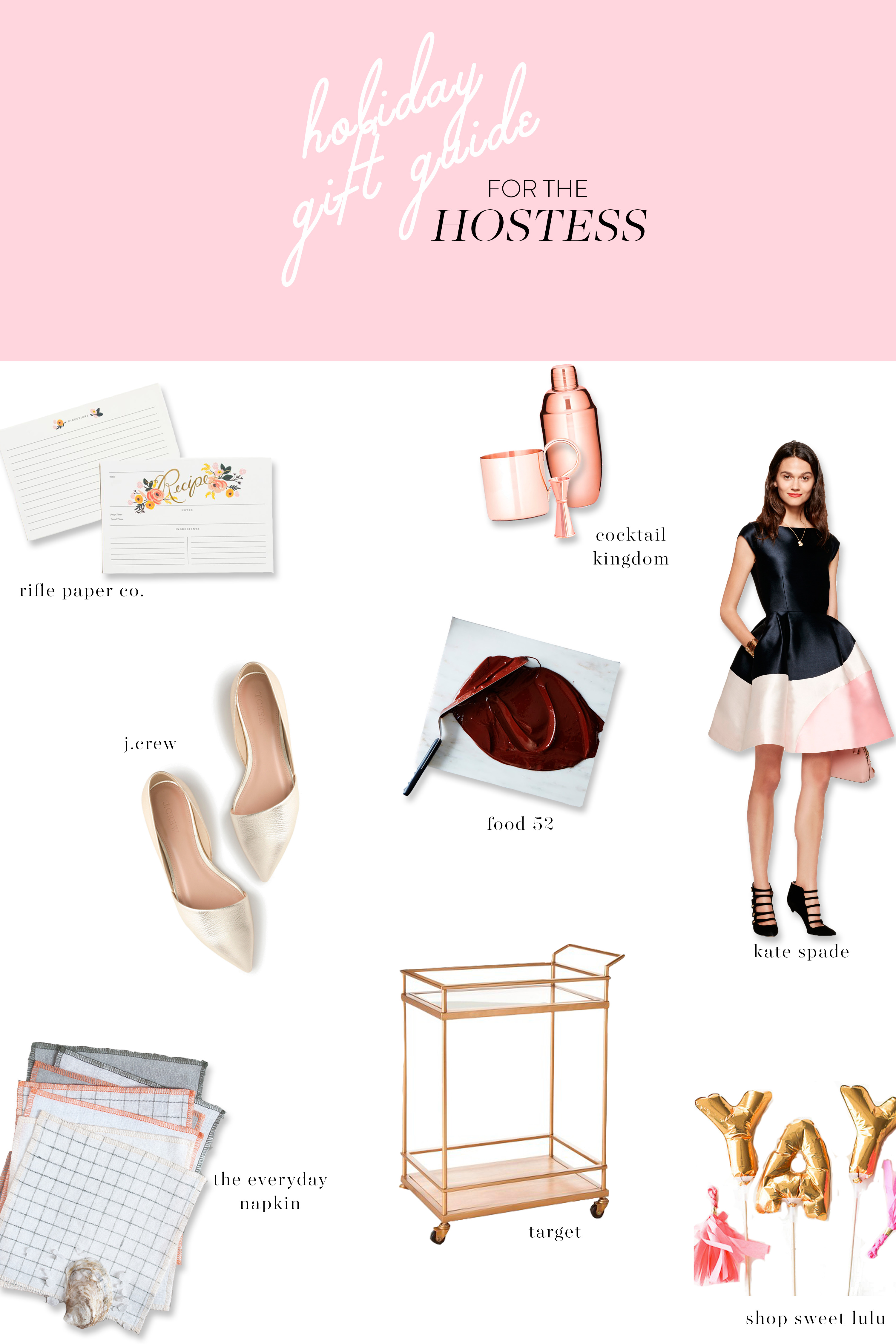 Holiday Gift Guide: For the Hostess // by gabriella