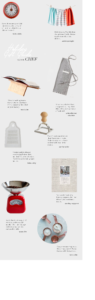 Holiday Gift Guide: For the Chef // by gabriella
