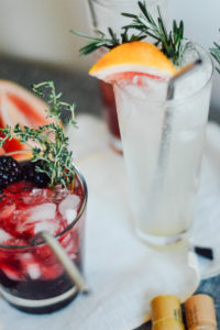 Crafting honey cocktails with Bee Raw's fruit honey flight // by gabriella @gabivalladares