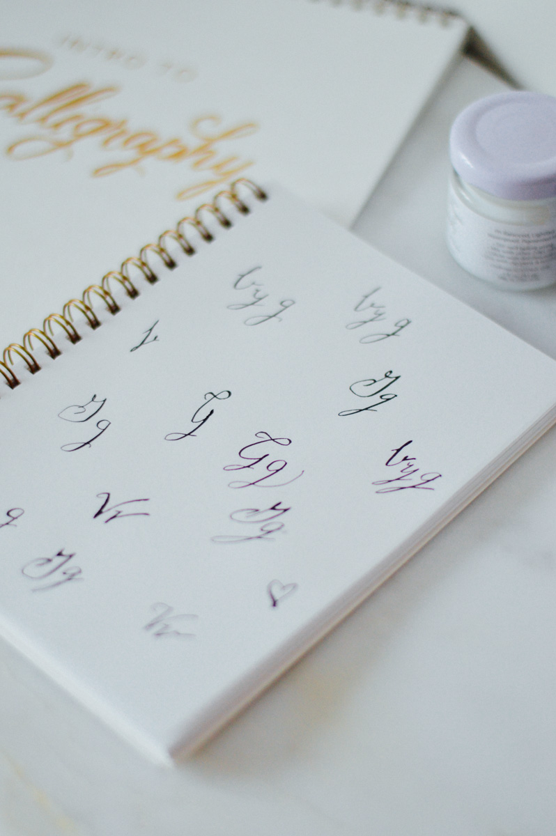 On the art of learning calligraphy // by gabriella @gabivalladares