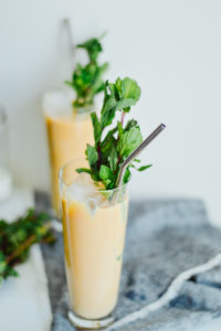 Irish Mint Iced Coffee for St. Patrick's Day // bygabriella.co