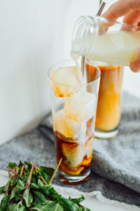 Irish Mint Iced Coffee for St. Patrick's Day // bygabriella.co