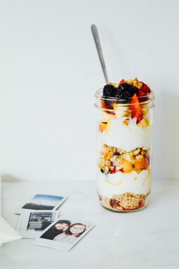 Quick, easy, and healthy tropical yogurt parfait for breakfast or lunch (or dinner!) / bygabriella.co