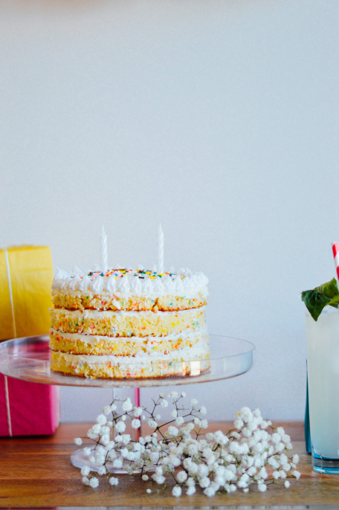 What's better than a birthday funfetti cake? Here's your inspiration for this month's Any Excuse to Party / bygabriella.co