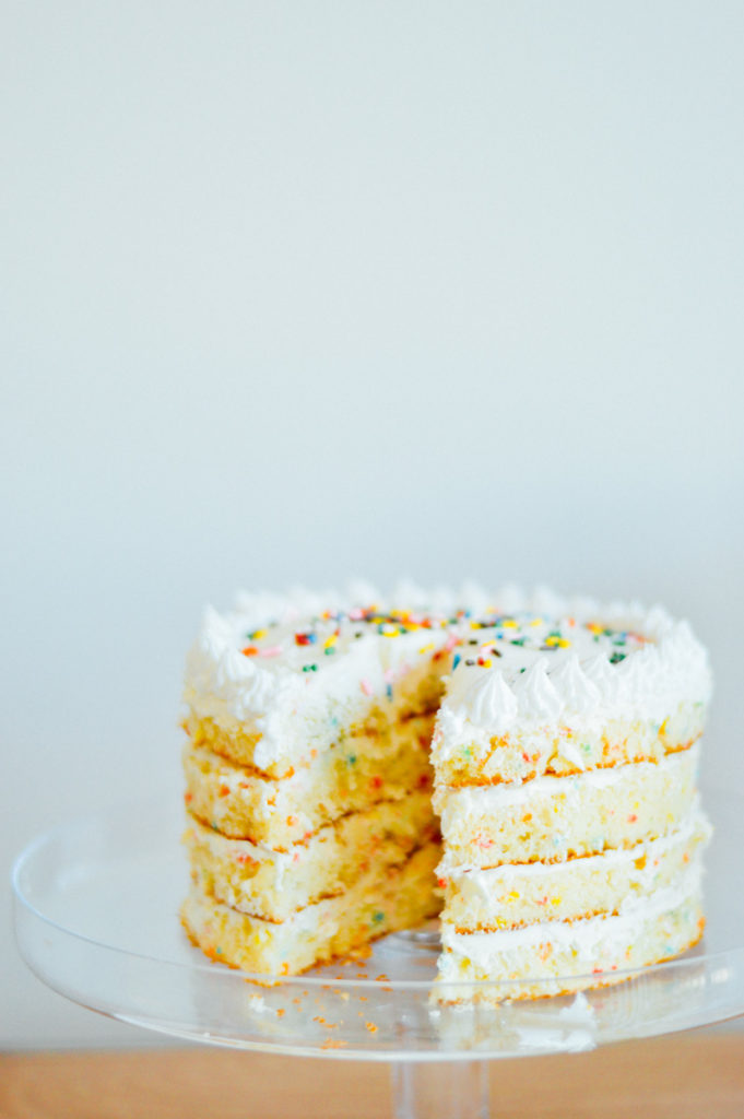 Giving you Any Excuse to Party (with a naked funfetti cake!) / bygabriella.co