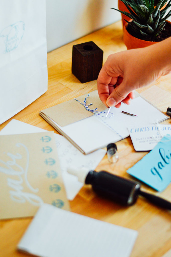 Want to be your own boss? Here's a Q&A with Swell Anchor Studio's Christie Jones on how she went about creating calligraphy workshops / bygabriella.co