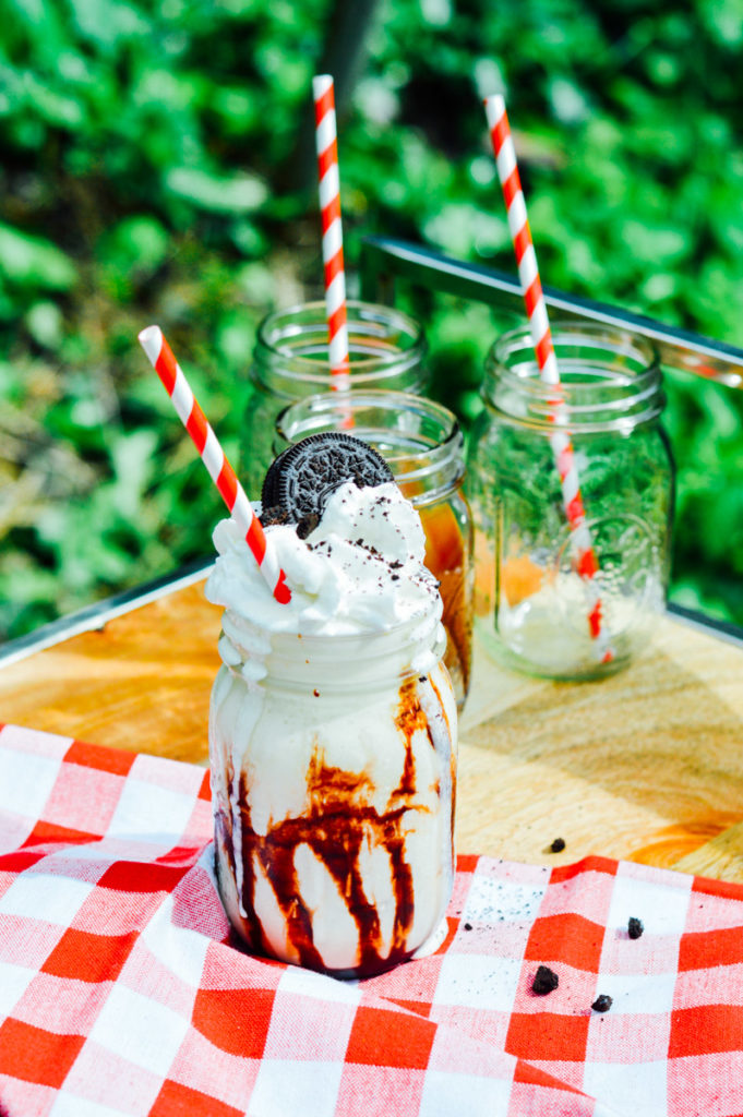 Summertime and the livings easy...especially when it includes a Spiked Oreo Milkshake and a puppy party! / bygabriella.co