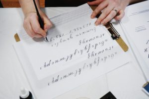Swell Anchor Studio's beginner calligraphy workshop / bygabriella.co