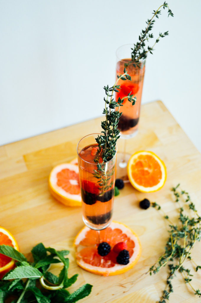 A Summer Rosé Sangria recipe that's easy to make and sure to please your guests / bygabriella.co