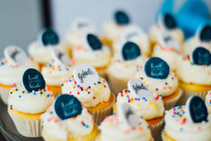 How to order custom mini cupcakes from Georgetown for your event. These were for a Boston calligraphy workshop! / bygabriella.co