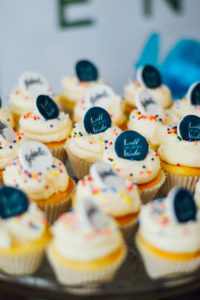 How to order custom mini cupcakes from Georgetown for your event. These were for a Boston calligraphy workshop! / bygabriella.co