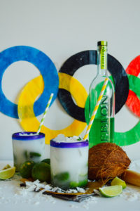 A Sweet Coconut Caipirinha recipe to celebrate the 2016 Rio Olympics! / bygabriella.co