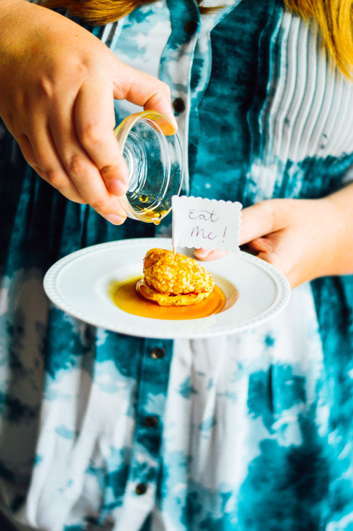 How to throw a mini brunch party...yes, where everything's mini! We've got mini chicken and waffles, mini churros, and more. Click through for the recipes | bygabriella.co