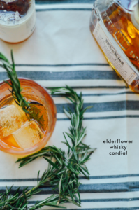 Easy cocktail recipe: Elderflower Whisky Cordial | bygabriella.co