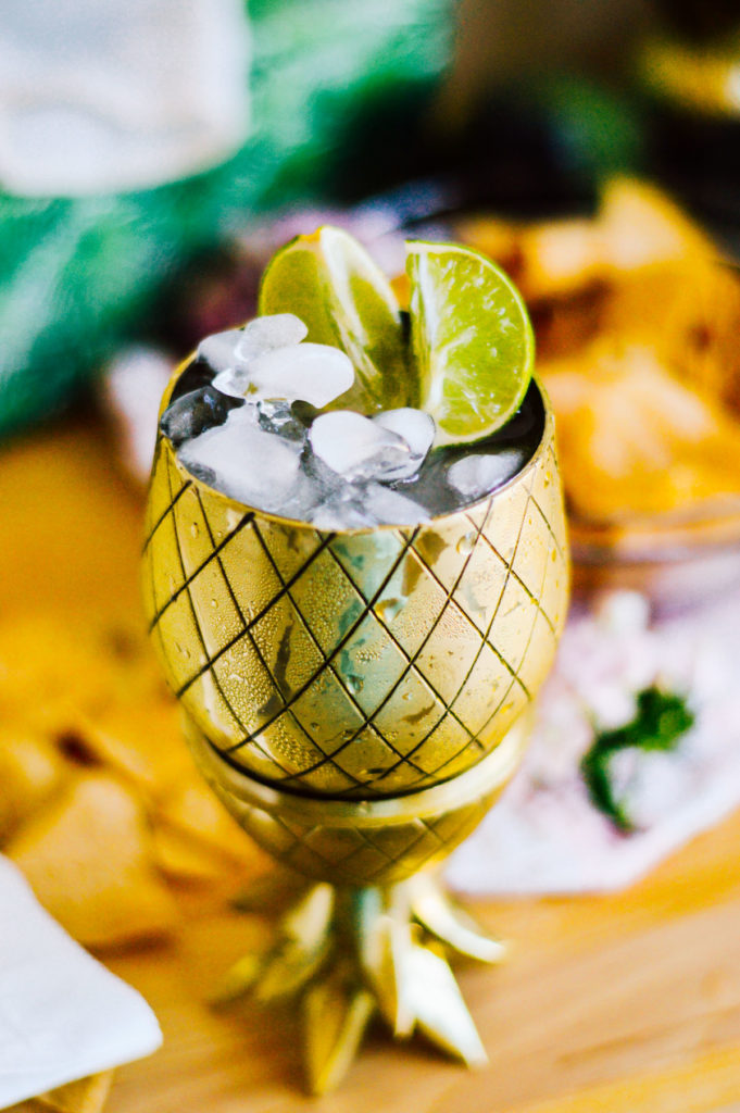 Try this spicy fresno pepper margarita with fresh guac, chips, and tacos! | bygabriella.co