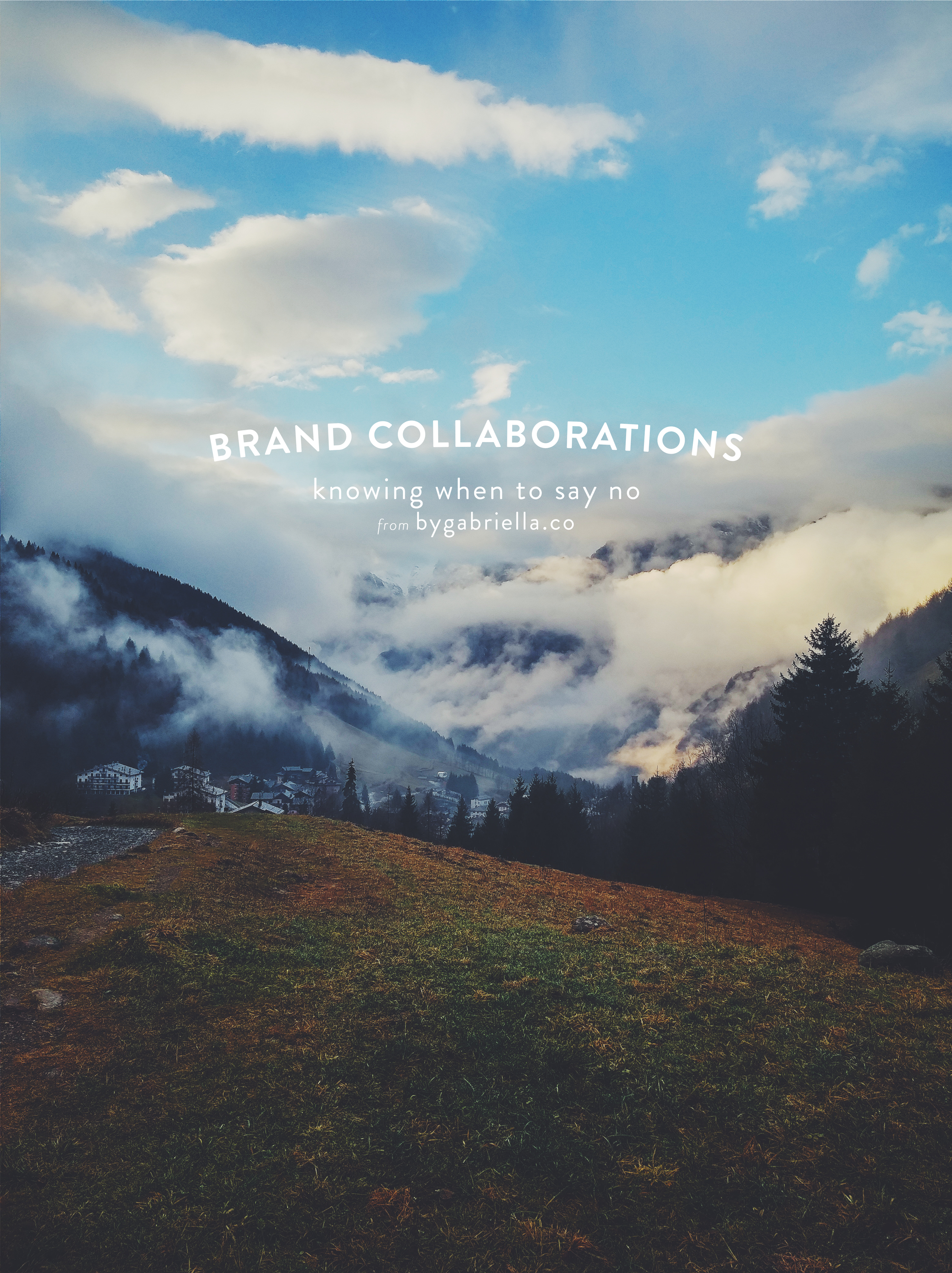 Brand Collaborations: Knowing when and how to say no to sponsored/collaborative opportunities | bygabriella.co