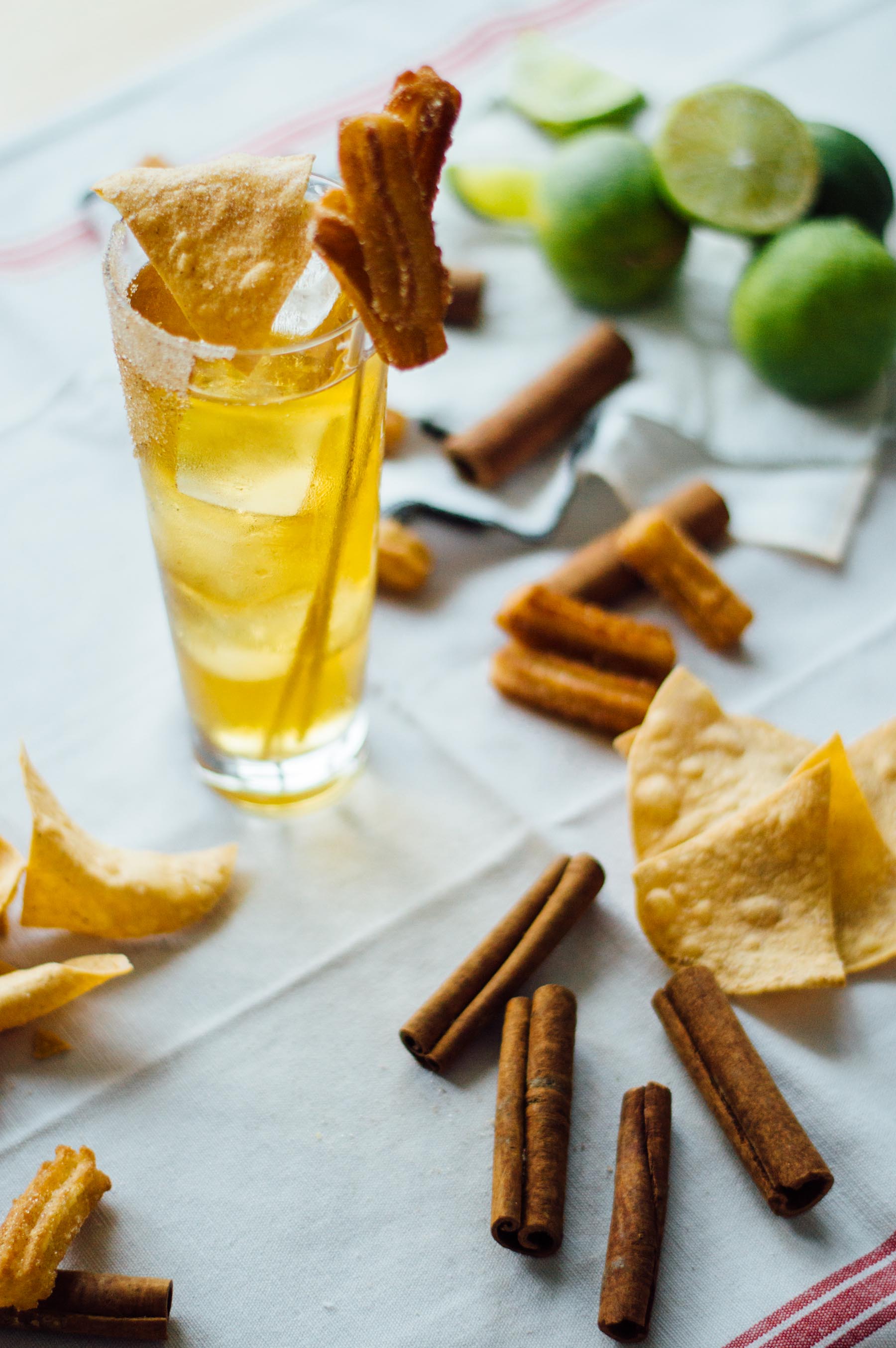 A tasty Cinnamon Sugar Churro Margarita recipe for the holidays | bygabriella.co
