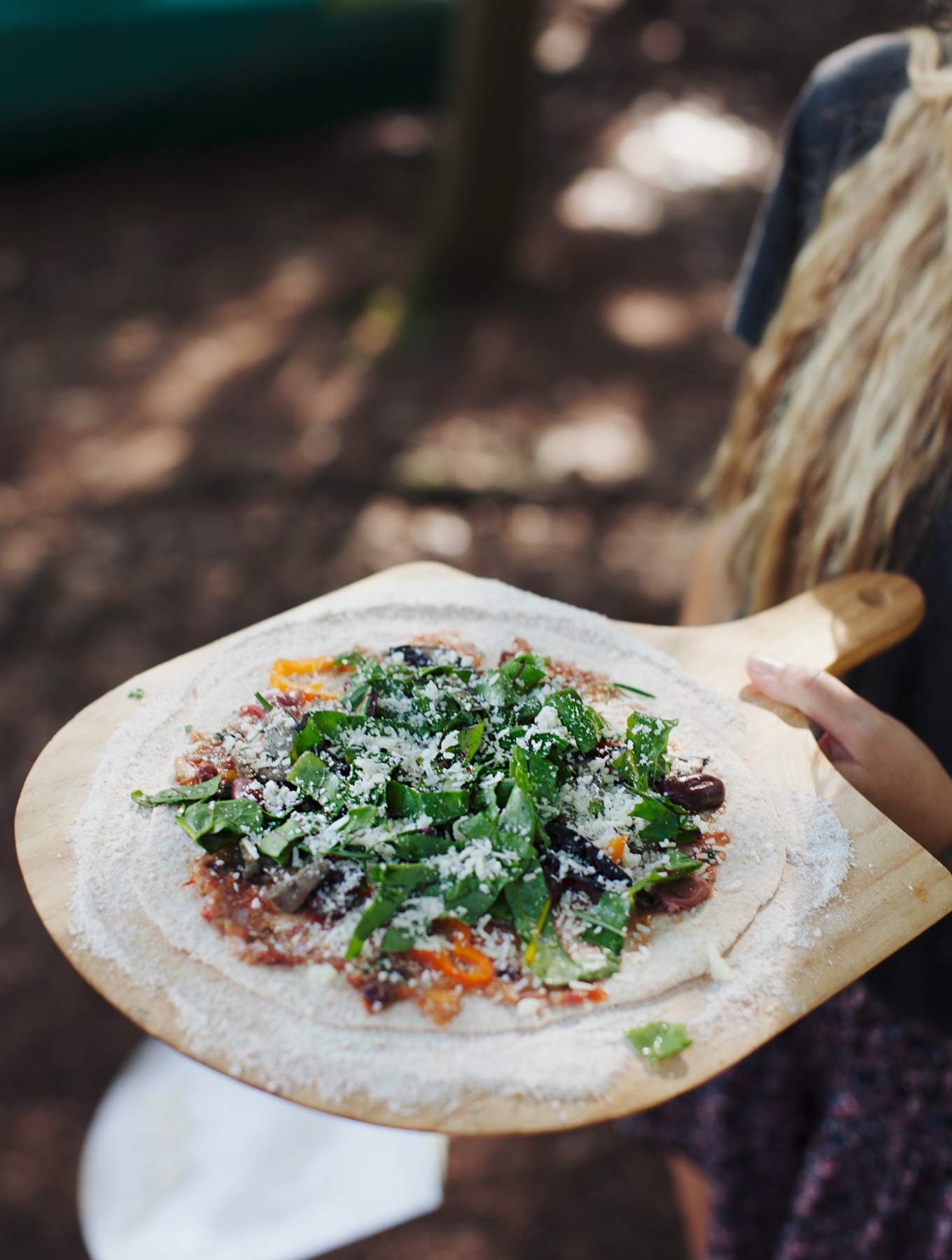 Sourdough Salad Pizza recipe for fall by My New Roots | bygabriella.co
