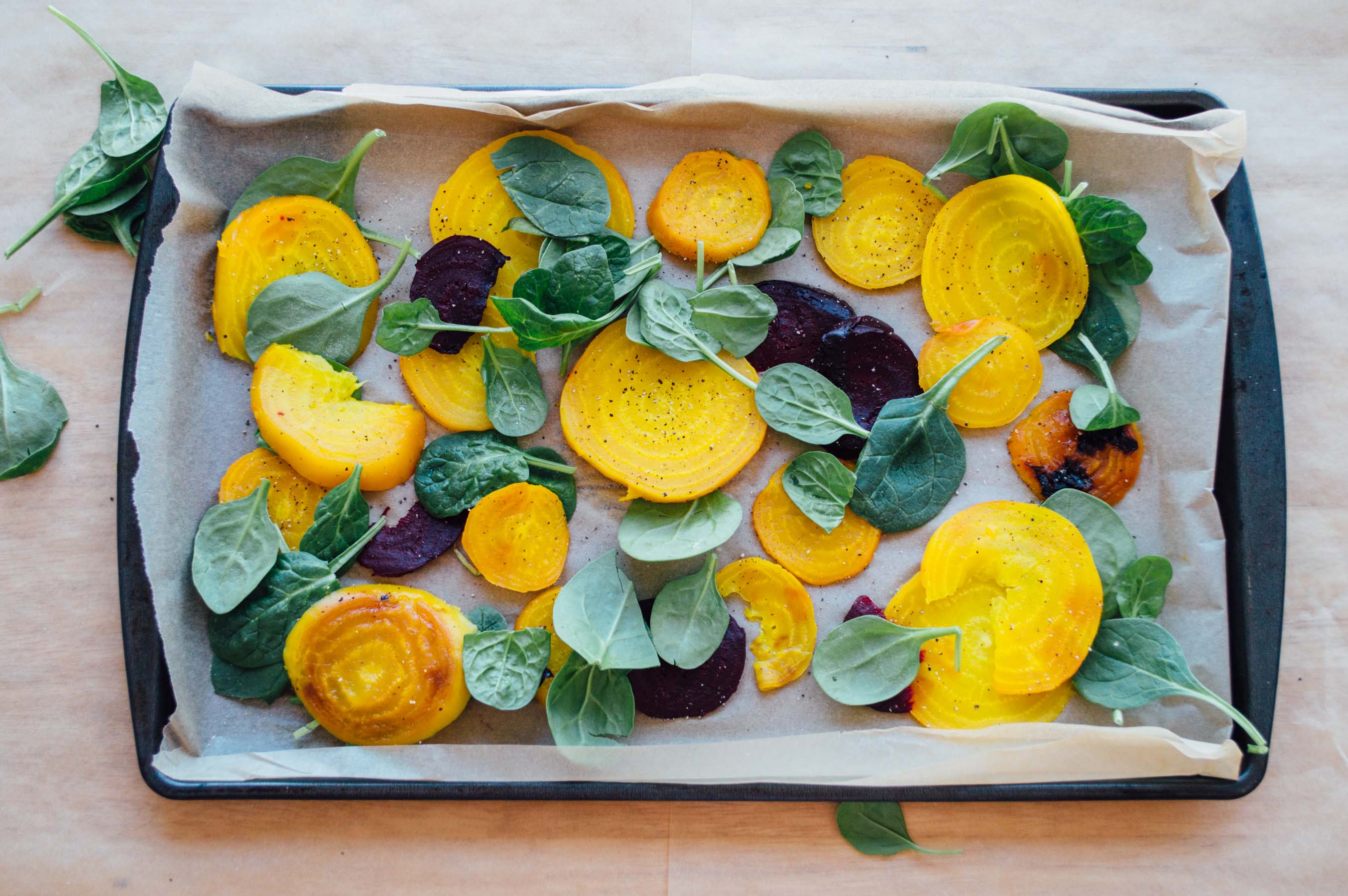 Healthy Roasted Golden Beets recipe in collaboration with the Boston Public Market | bygabriella.co