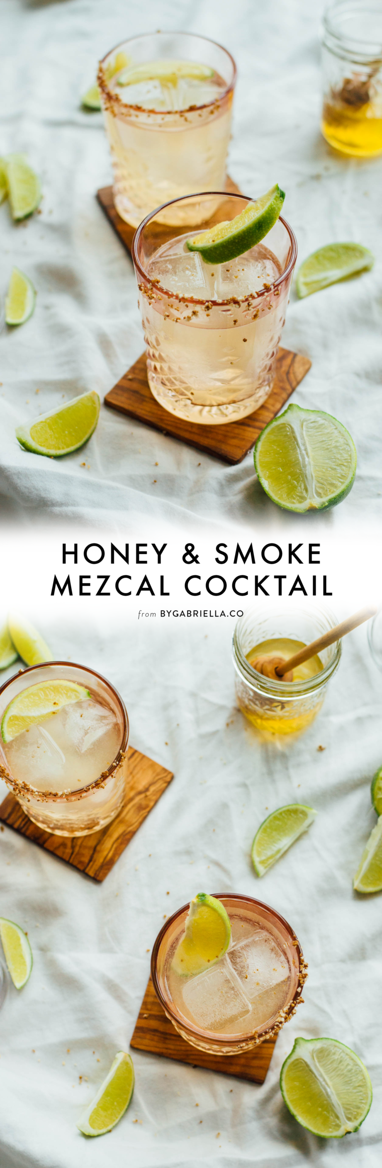 Honey & Smoke Mezcal Cocktail Recipe By Gabriella