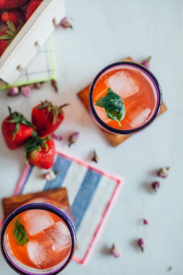 Strawberry Rose Margarita Cocktail Recipe By Gabriella