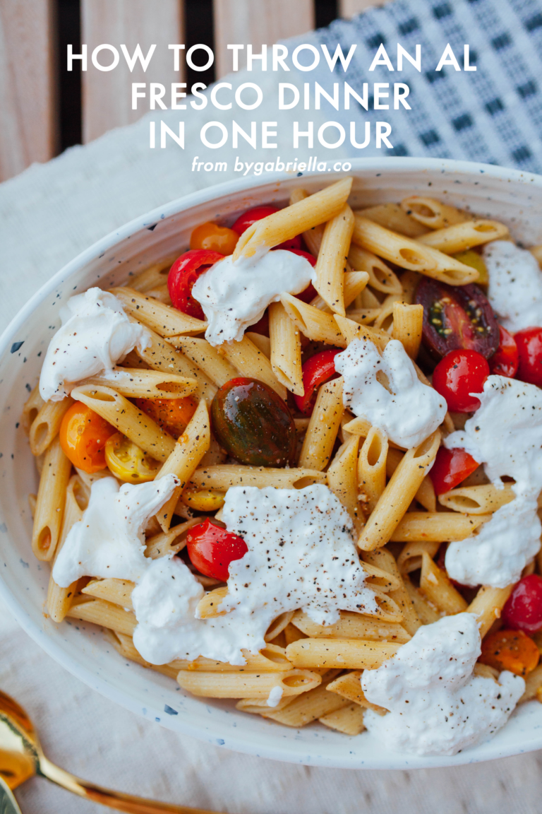 Al Fresco Dinner for the Gals (& how to throw your own!) By Gabriella