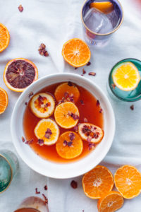 An easy Citrus Shrub Punch recipe for the holidays | bygabriella.co