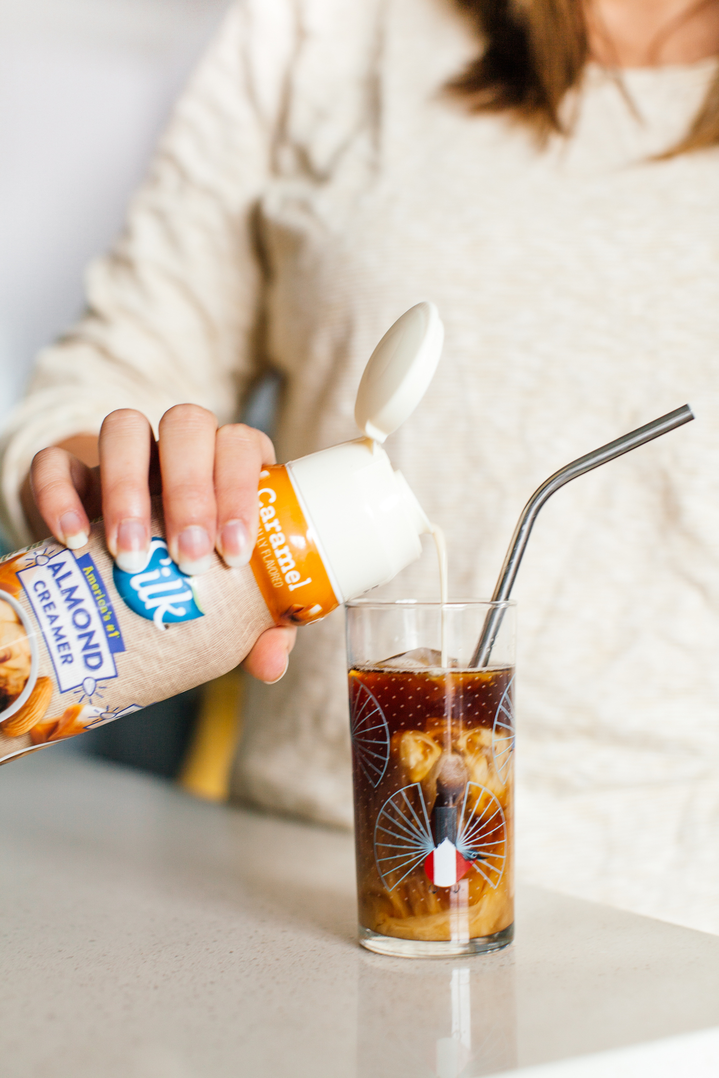 An easy and dairy-free almond milk iced coffee recipe | bygabriella.co