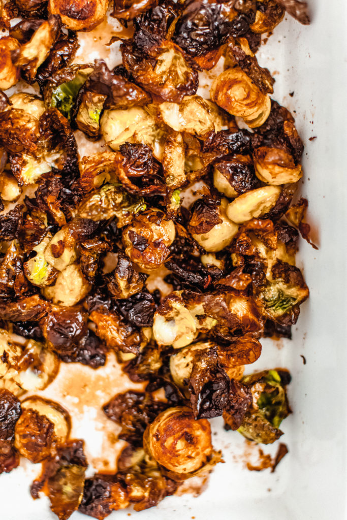 The perfect crispy brussels sprouts in 30 minutes, yes please! | bygabriella.co