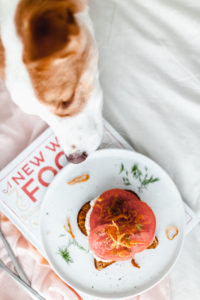 Open-faced tomato sandwich recipe that has a major YUM factor | bygabriella.co @gabivalladares