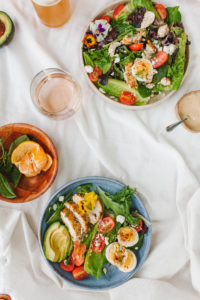 A delicious Cobb Salad fit for a summer picnic party | bygabriella.co @gabivalladares