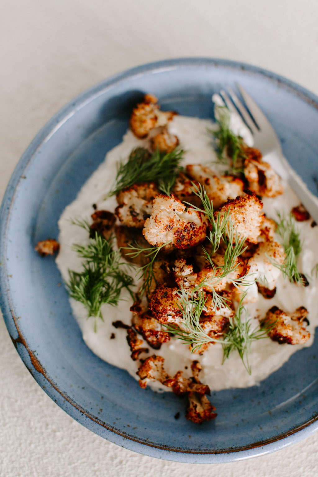 Roasted Cauliflower and Whipped Feta By Gabriella