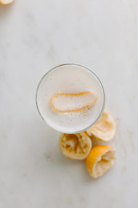 White Dragon tequila cocktail recipe featuring tequila, lemon juice, and egg whites. Who doesn't love a good egg white cocktail? | @gabivalladares bygabriella.co