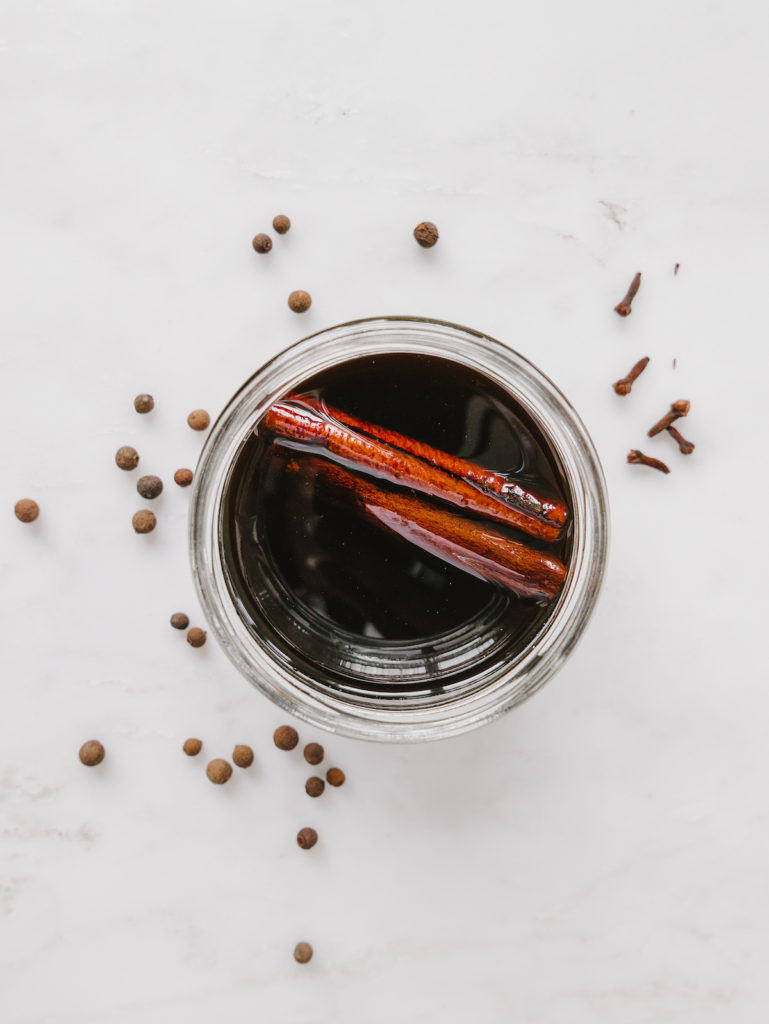 Cinnamon Simple Syrup: A fall spiced simple syrup with just a few ingredients and a totally delicious flavor for cocktails, coffee, and beyond. | bygabriella.co