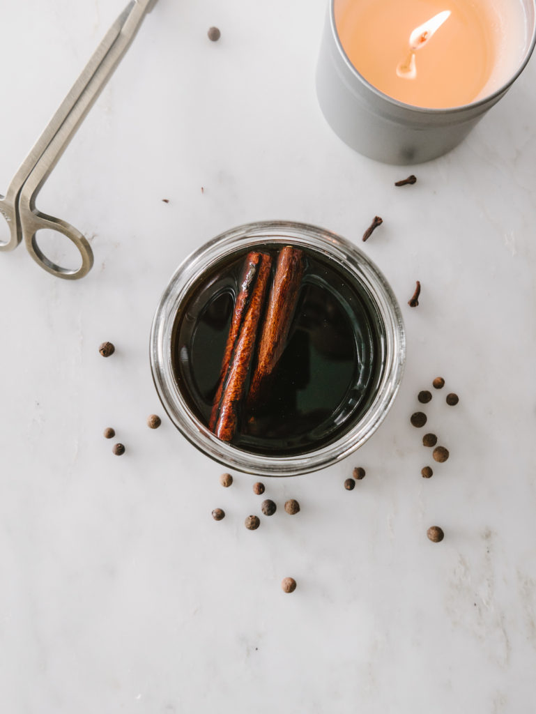 Cinnamon Simple Syrup: A fall spiced simple syrup with just a few ingredients and a totally delicious flavor for cocktails, coffee, and beyond. | bygabriella.co 