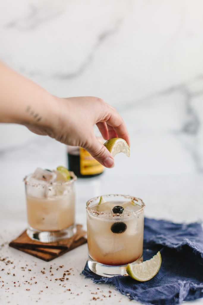 a mezal cocktail recipe fit for any season - meet the Smoked Marasca bartaco copycat recipe - a mezcal recipe that's a longstanding favorite around here! | bygabriella.co