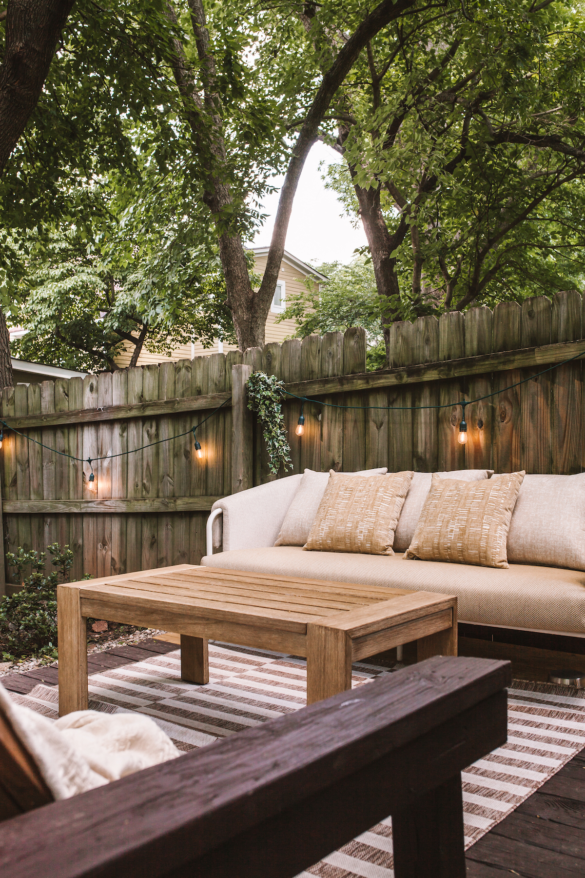 Creating an outdoor oasis in a small space | bygabriella.co