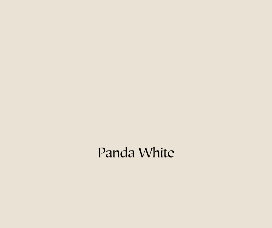 Panda White, a warm neutral paint color for the home | bygabriella.co