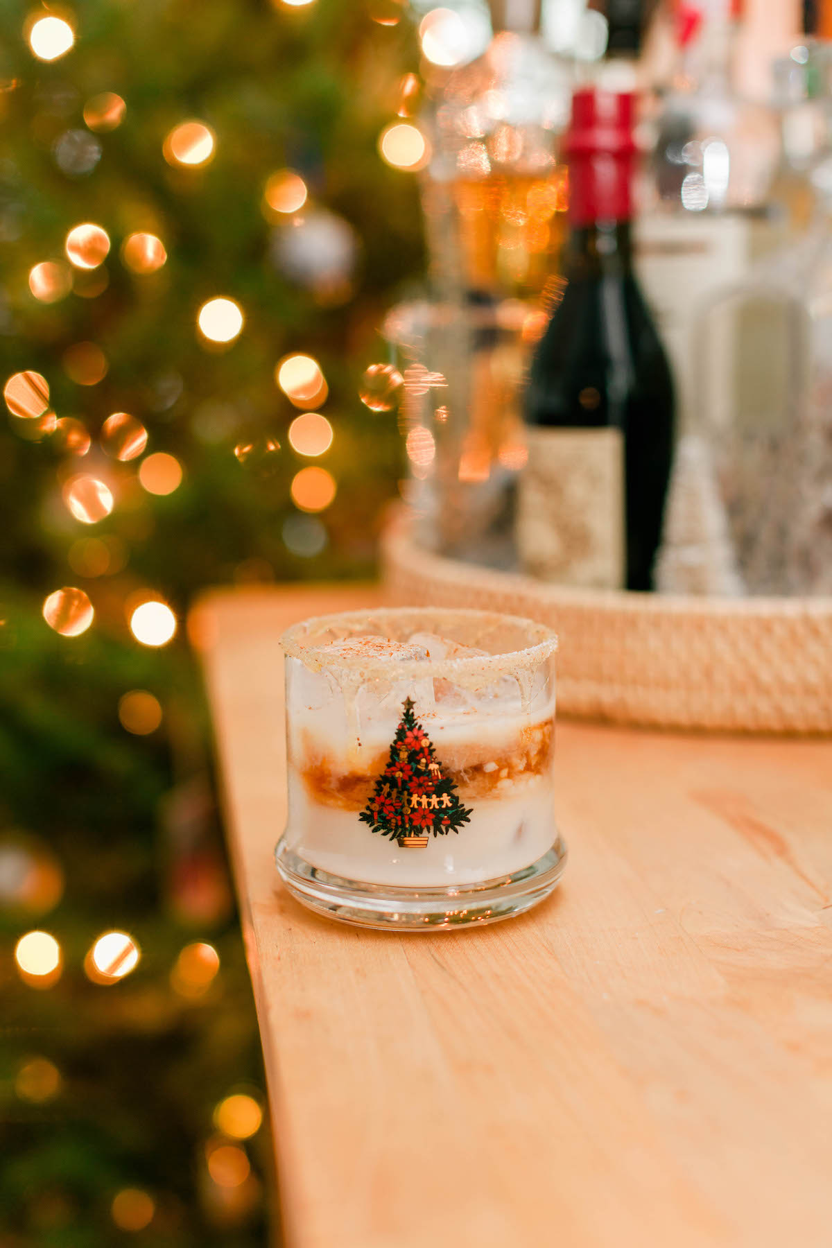 The best festive Christmas cocktail with NOLA Coffee Liqueur and RumChata | bygabriella.co